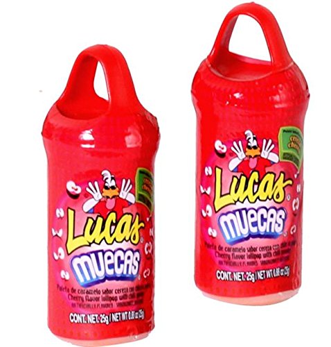 Lucas Muecas Cherry Chamoy Candy with Chilli Mix Powder